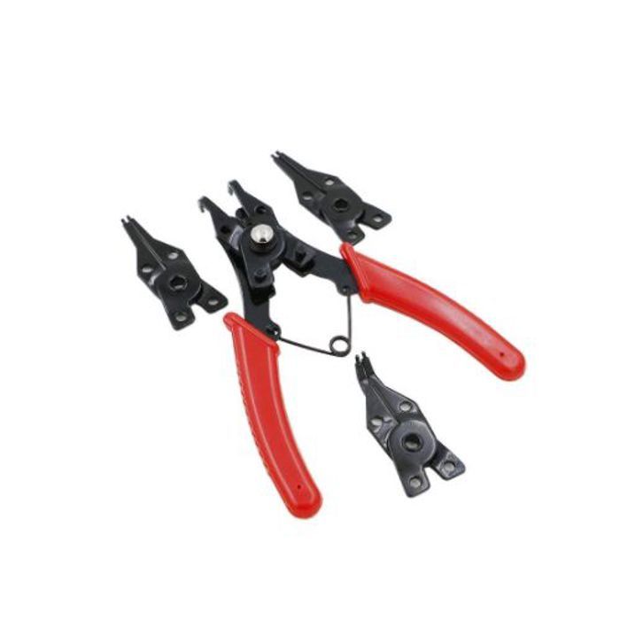 Pince à anneaux encliquetables multifonctionnelle 4 en 1, outil de sertissage multiple, pince à Circlip de retenue