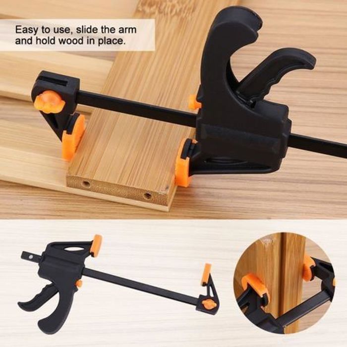 Pince à bois F, serrage rapide à cliquet, pince multi-usage F 300//x60mm