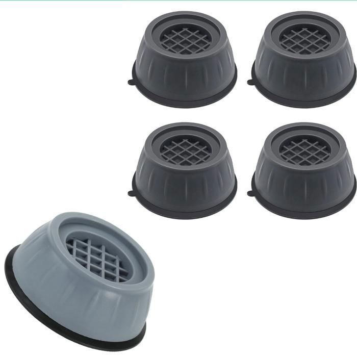 4 Tapis anti-vibration pour machine à laver et anti-dérapants(Couleur aléatoire)