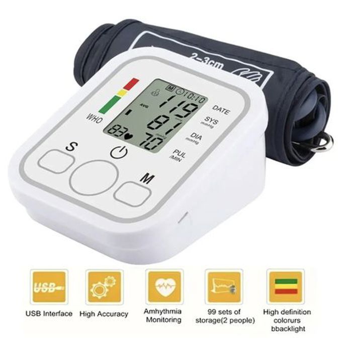 Moniteur de pression artérielle - MARQUE - Modèle - Numérique - Écran LCD - Fonction mémoire