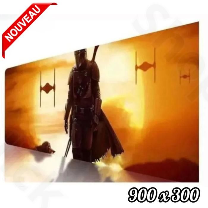 Tapis de souris waves 800 x 300 MM Tapis gamer souris et clavier Gaming Mouse Pad