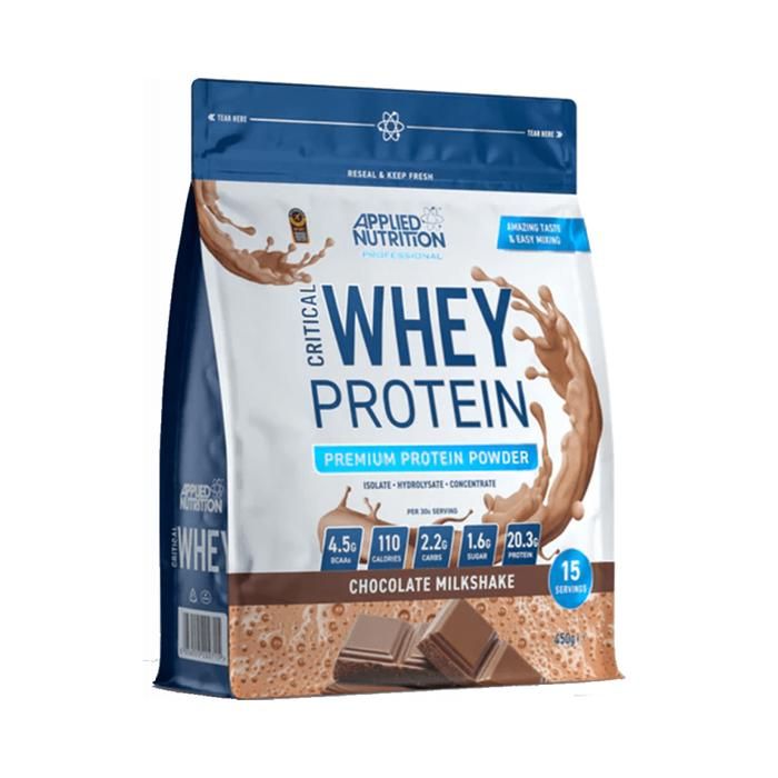 Critical Whey 450g Milkshake au chocolat Applied Nutrition Proteine