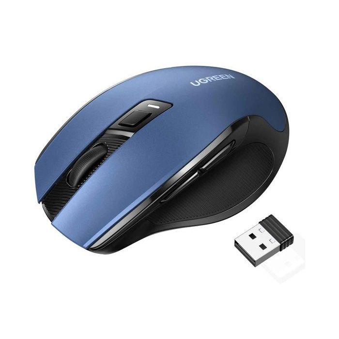Souris sans fil - UGREEN - Ergonomique - 6 boutons - Clics silencieux - 2,4 GHz