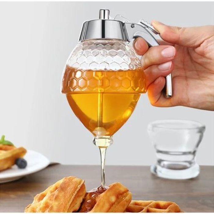 Distributeur de Miel avec avec Support , Accessoires de Cuisine