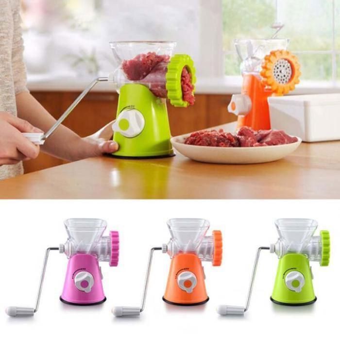 Super mincer multi-functional food, Hachoir multifonction Trancheuse salade Fruit et légumes râpe déchiqueteuse(Couleur aléatoire)