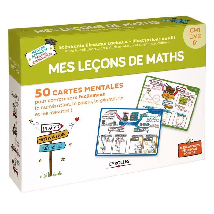 Eyrolles - Mes leçons de Maths CM1, CM2, 6e - livre jeunesse - Dès 10 ans