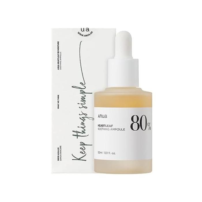 Sérum Visage - ANUA - HEARTLEAF 80% AMPOULE - 30ml - Apaisant - Hydratant - Élastique