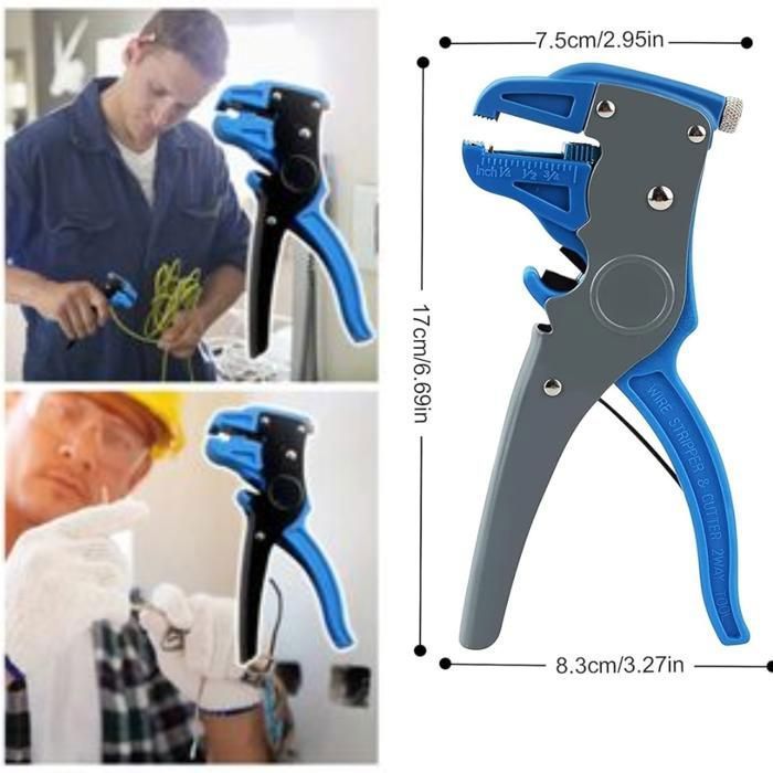 Pince à dénuder rapide avec fonction auto-ajustable.(Couleur aléatoire)