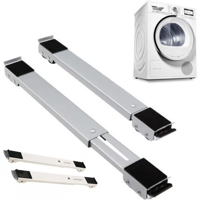 Support d'électrodomestique - GENERIC - Roulant extensible - Métallique - Couleur aléatoire - 4 roues pivotantes