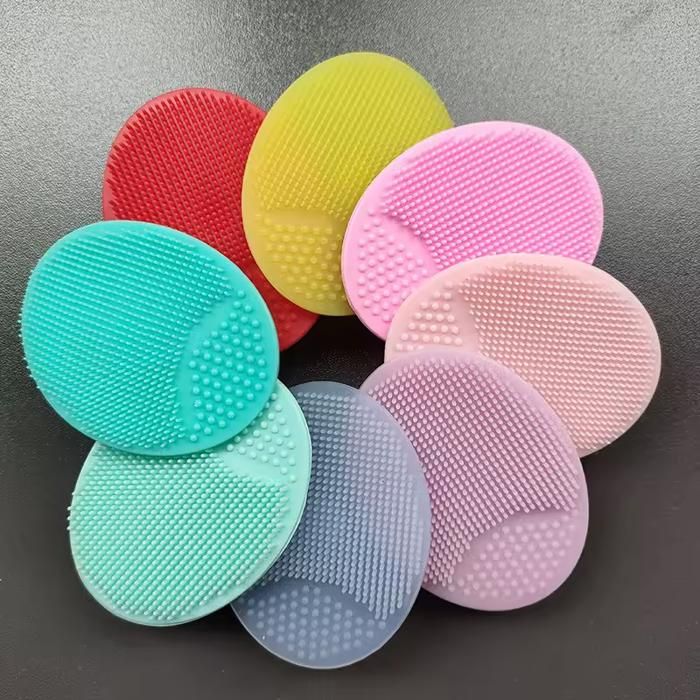 Mini Brosse de nettoyage en Silicone, exfoliant pour le visage, points noirs(Couleur aléatoire)