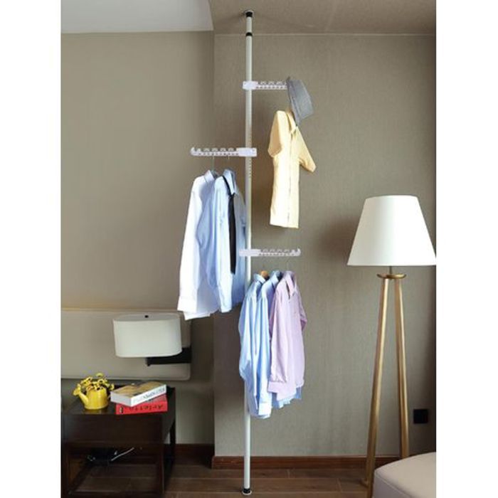 Cintre à vêtements sur pied, pour chambre à coucher, balcon, séchage de vêtement