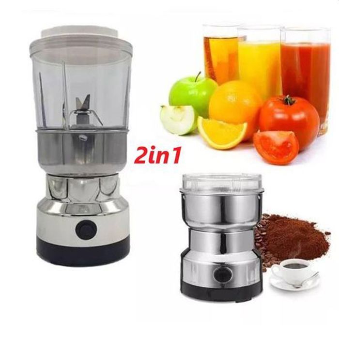 Moulin avec mixeur des fruits 2 in 1 Portable et puissant 300W