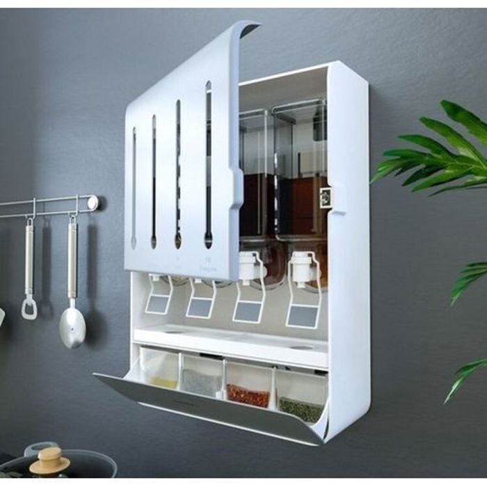 Étagère à épices multifonctionnelle Organisateur d'huiles et d'épices mural.