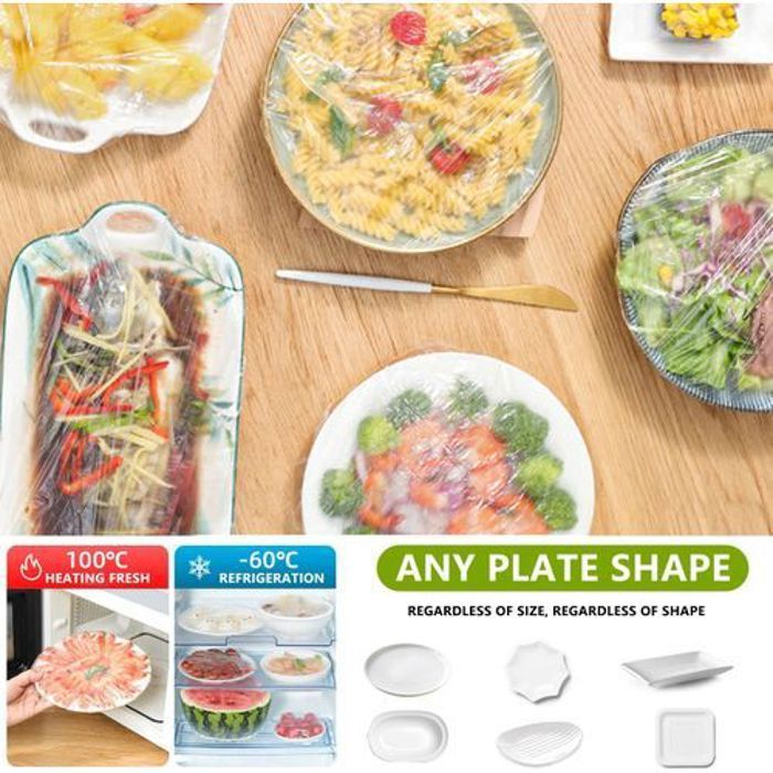 Generic Xim Lot de 100 sacs de conservation des aliment réutilisables élastiques a