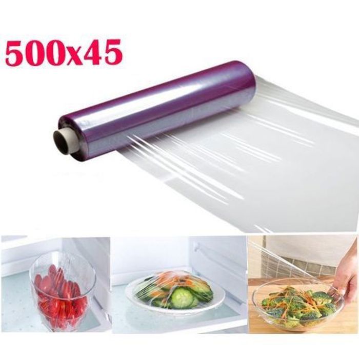 FILM ALIMENTAIRE TRANSPARENT 500 X 45, Film Alimentaire, cuisson, cuisin