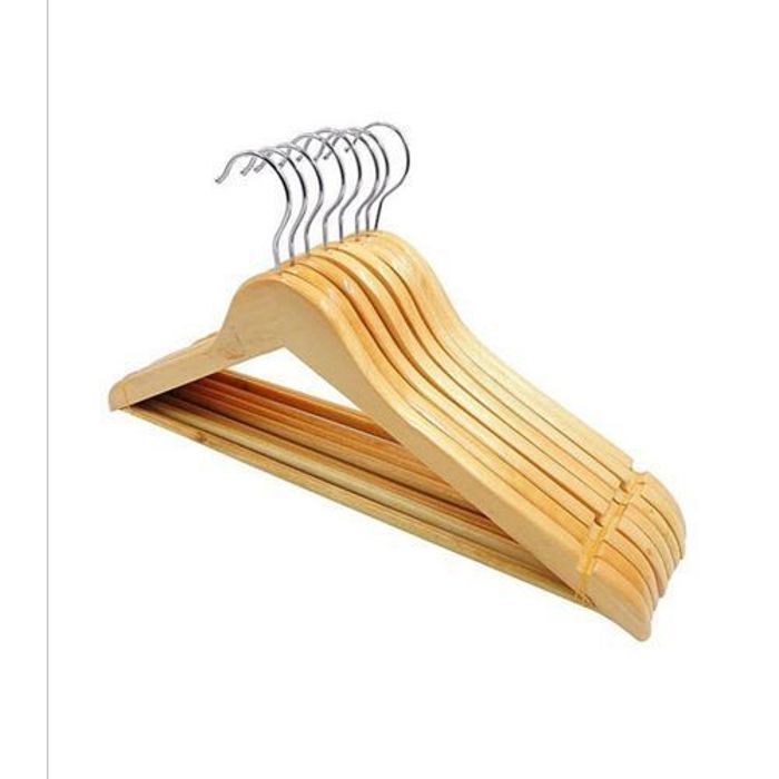 Pack 10 Cintres-bois pour placards et dressings-