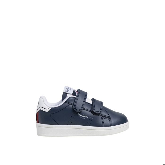 Baskets enfant - Pepe Jeans - Player Air BK - Cuir - Bleu - Lacets