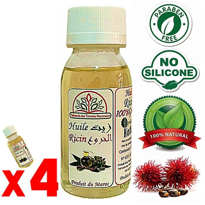 Huile de Ricin 100% Naturel 240ml