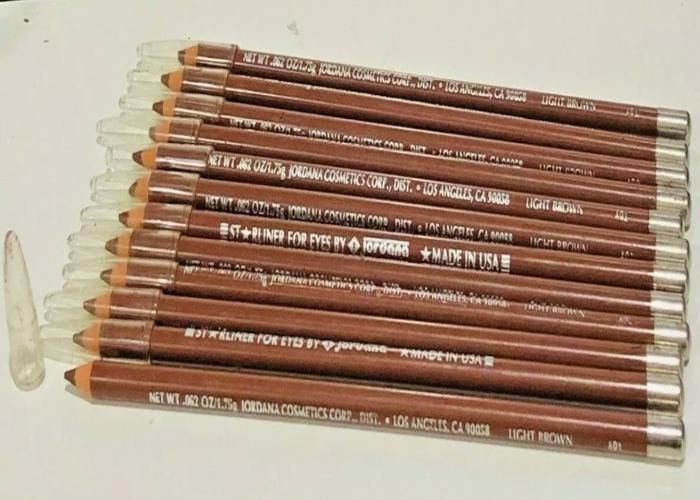 JORDANA Best Liner for Brow & Eye Eyeliner Pencil LIGHT BROWN
