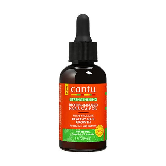 CANTU INFUSÉE À LA BIOTINE HUILE FORTIFIANTE POUR CHEVEUX ET CUIR CHEVELU