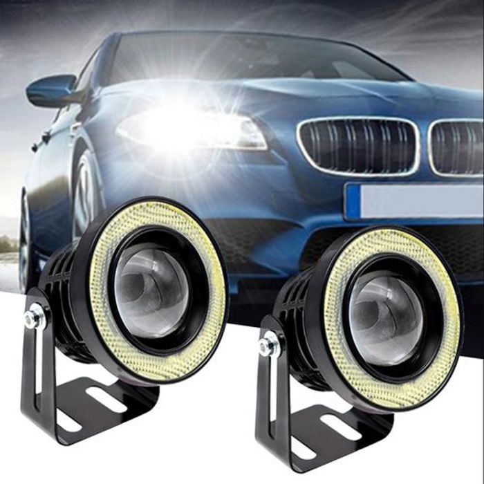 2 Leds Fog angel eyes lumière blanche universelle pour la conduite
