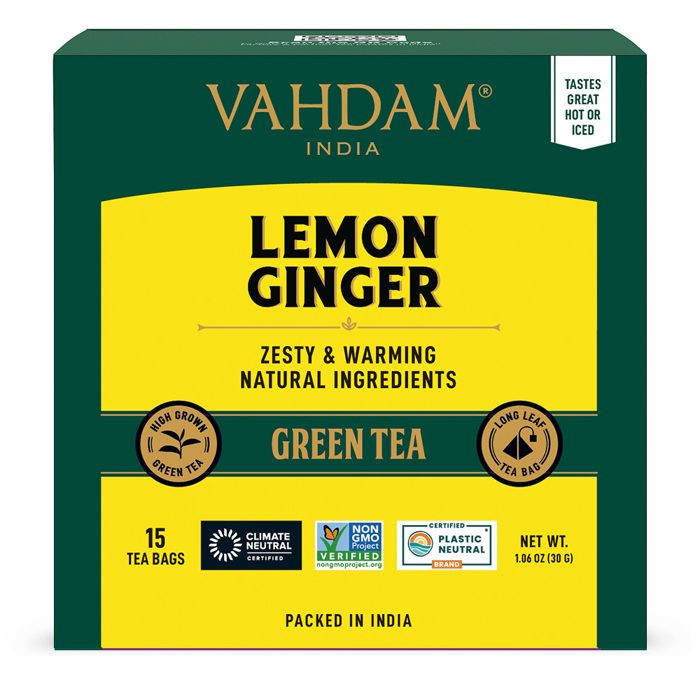 Thé Vert au Citron et au Gingembre
15 Sachets