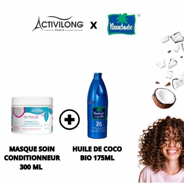 PACK Masque ACTIVILONG + Huile de Coco PARACHUTE 175 ml