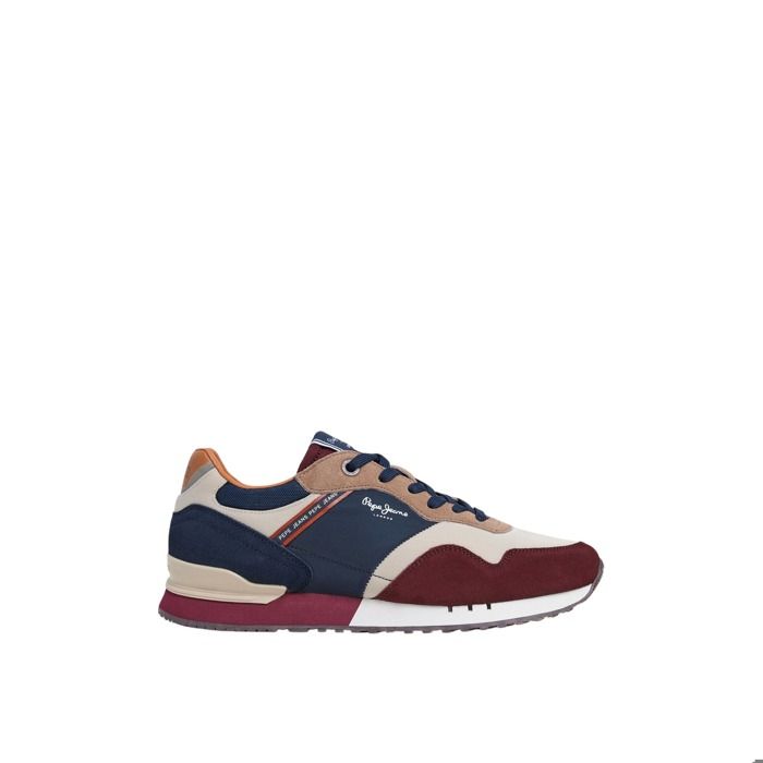 Baskets - Pepe Jeans - London - Couleur grape - Mixte - Lacets