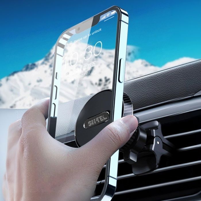 Support téléphone magnétique de voiture avec rotation à 360° très bon qualité