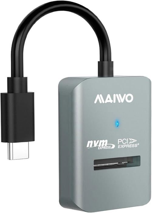 Adaptateur M.2 NVMe vers USB C MAIWO, station d'accueil SSD M.2 PCIe NVMe, vitesse USB3.2 GEN2x1 10 Gbit/s