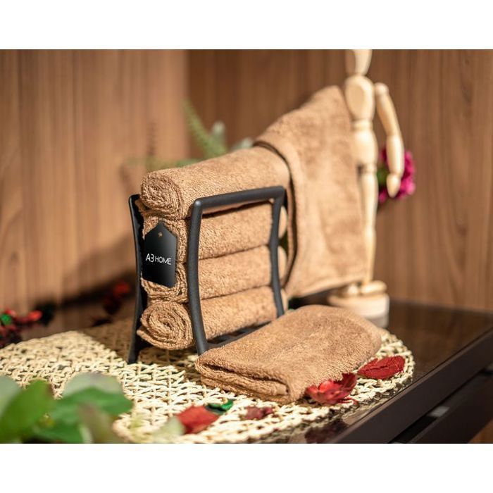 Serviette de table - GENERIC - Damas - 100% coton - 30x30 cm - Beige