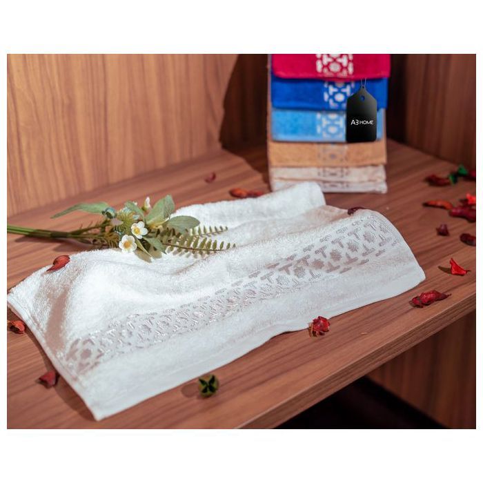 Serviette de table - Arabesque - Silver - 90x150 cm - 100% Coton - Tissu absorbant