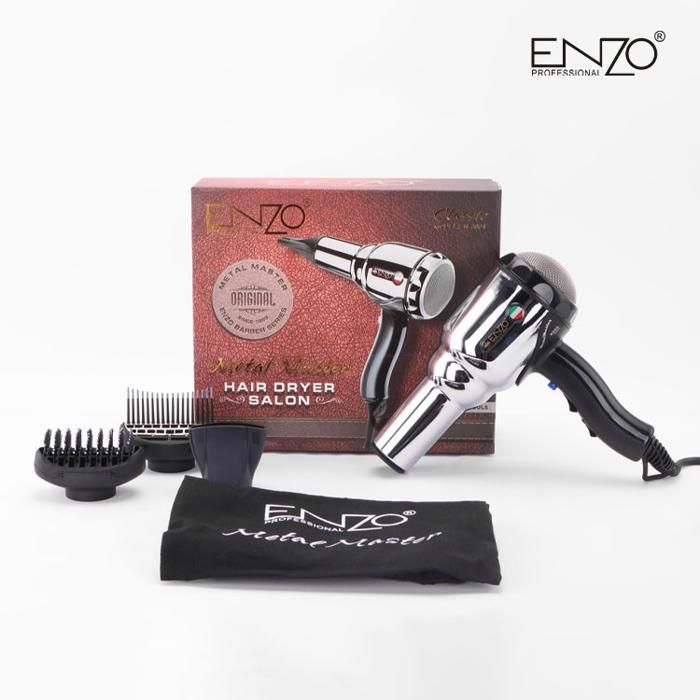 Sèche cheveux - ENZO - EN-3001 - 8000W - Cordon pivotant 360° - Revêtement en titane