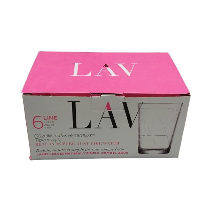 6 VERRES à Thé  ANTAKYA Motif aléatoire