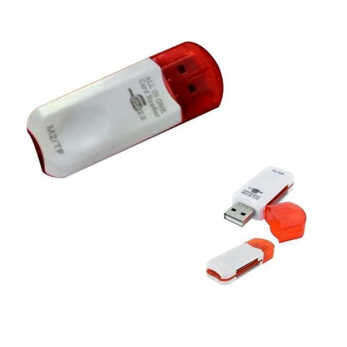 All In One Lecteur de carte mémoire tout-en-un USB 2.0 pour M2 SD SDHC DV Micro SD Mini SD TF