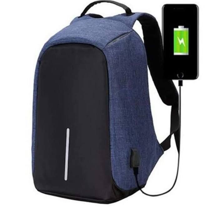 Sac à Dos Travail-Voyage-Ecole Anti Vol Multifonctions (à port USB) pour recharger le Téléphone - Cartable Multispace 17 pouce