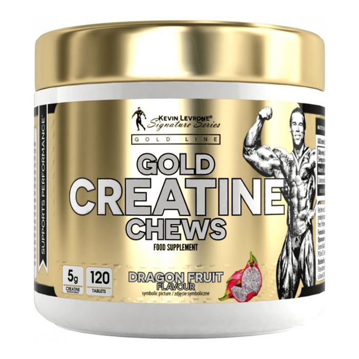 Gold Creatine Chews 120 Tabs Dragon Fruit - Force, Récupération & Muscle