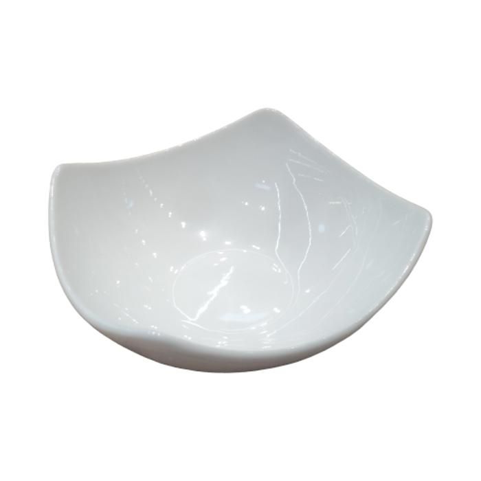 coupelle radians carrés blanche en porc 13,5*13,5