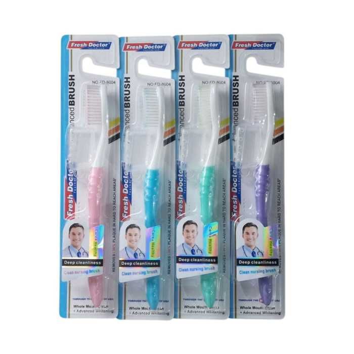 Pack de 4 Brosse à dents Deep Cleanliness (4 Couleurs)