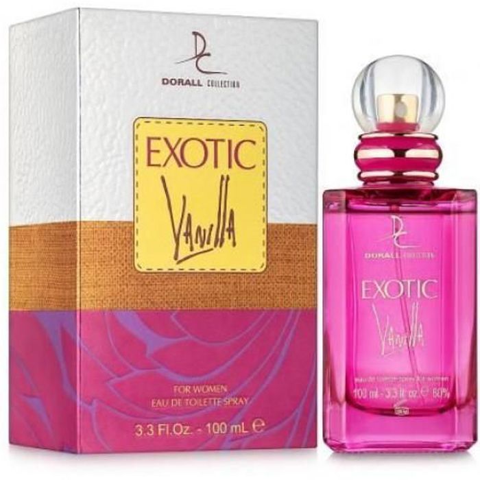 Eau de toilette - DORALL COLLECTION - EXOTIC VANILLA - 100ml - Floral Boisé Musqué - Notes de Vanille