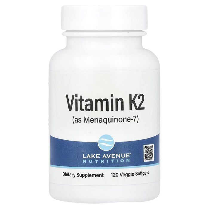 Vitamine K2 (sous forme de ménaquinone-7), 50 µg, 120 capsules