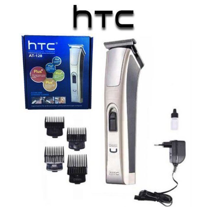 Tondeuse Électrique - HTC - AT-128 - Rechargeable - Silencieuse - Design Ergonomique