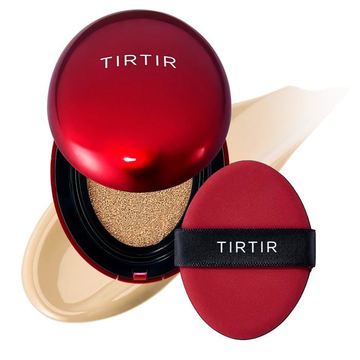 Fond de teint coussin - TIRTIR - Mask Fit Red Cushion - 24W Soft Beige - SPF50+ - Hydratation