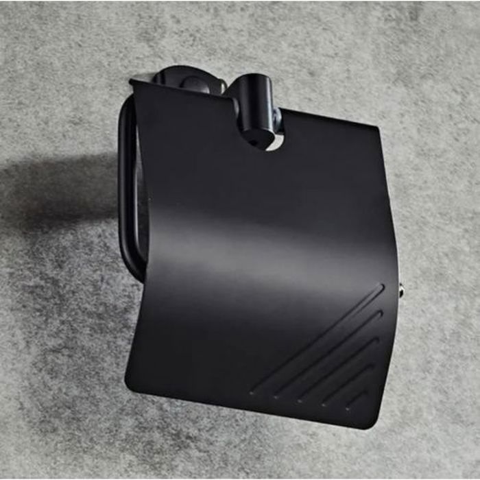 Basta Porte-serviettes en papier de toilette mural Noir mat ,Haut Qualité
