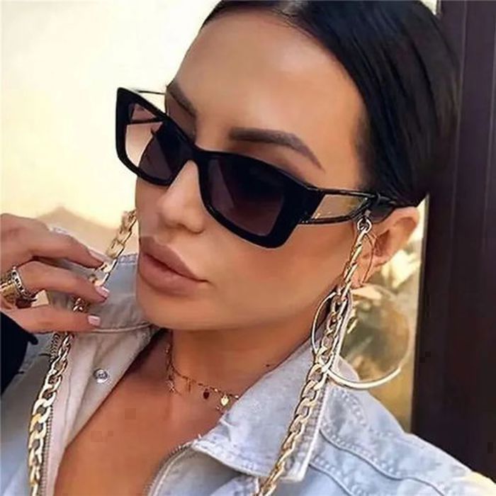 Lunettes de soleil - Tendance - Noir - Petite monture - Protection UV - Catégorie 3