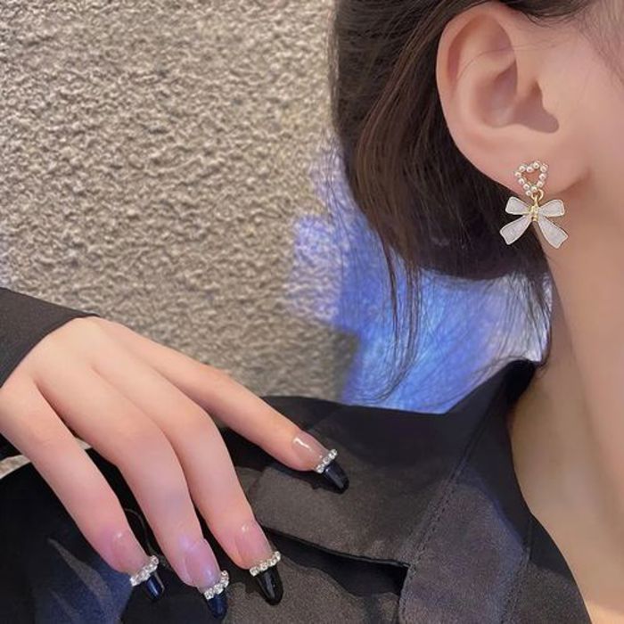 Boucles d'oreilles - GENERIC - Goutte d'huile - Pendentif en perles - Pour femmes - Adulte