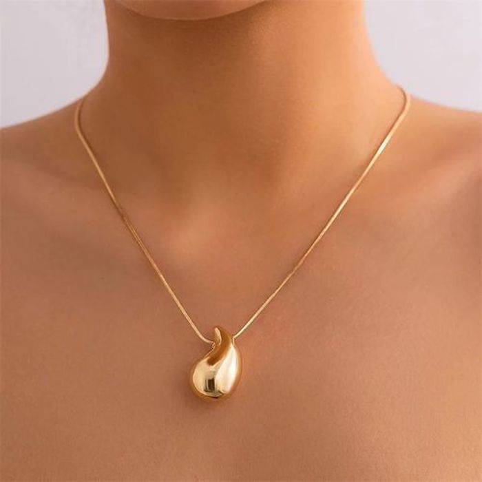 Collier - GENERIC - Pendentif Goute d'eau - Acier inoxydable - Femme - Adulte