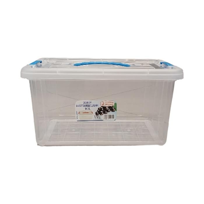 boite rectangulaire 10 l transparente avec poigne