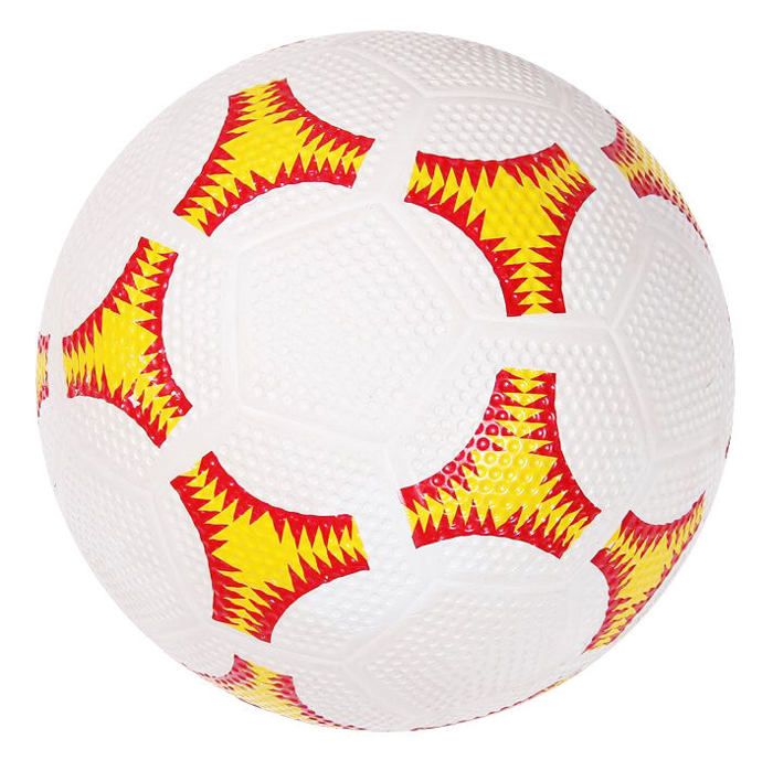 Ballon de football - Blanc et orange - Matériaux synthétiques - Mixte - Pour adultes