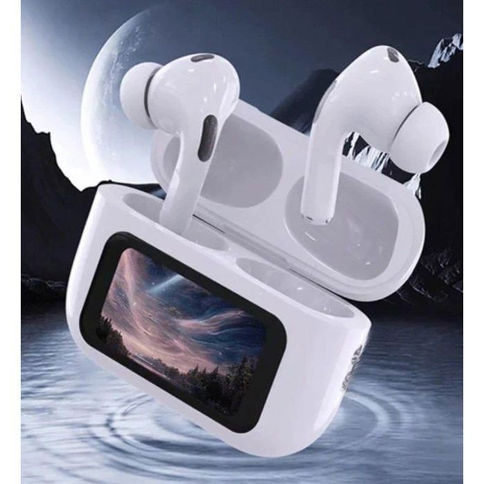 Écouteurs Bluetooth tactile LCD écran ANC/ENC noice redection